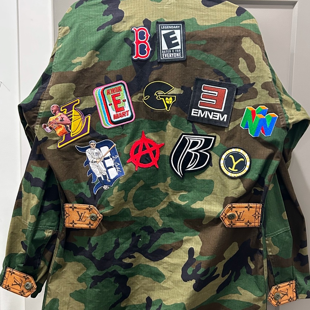 “One of One” Custom designed camo Louis Vuitton Jacket